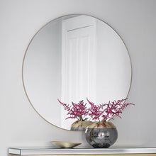 HAYLE ROUND MIRROR  |  CHAMPAGNE