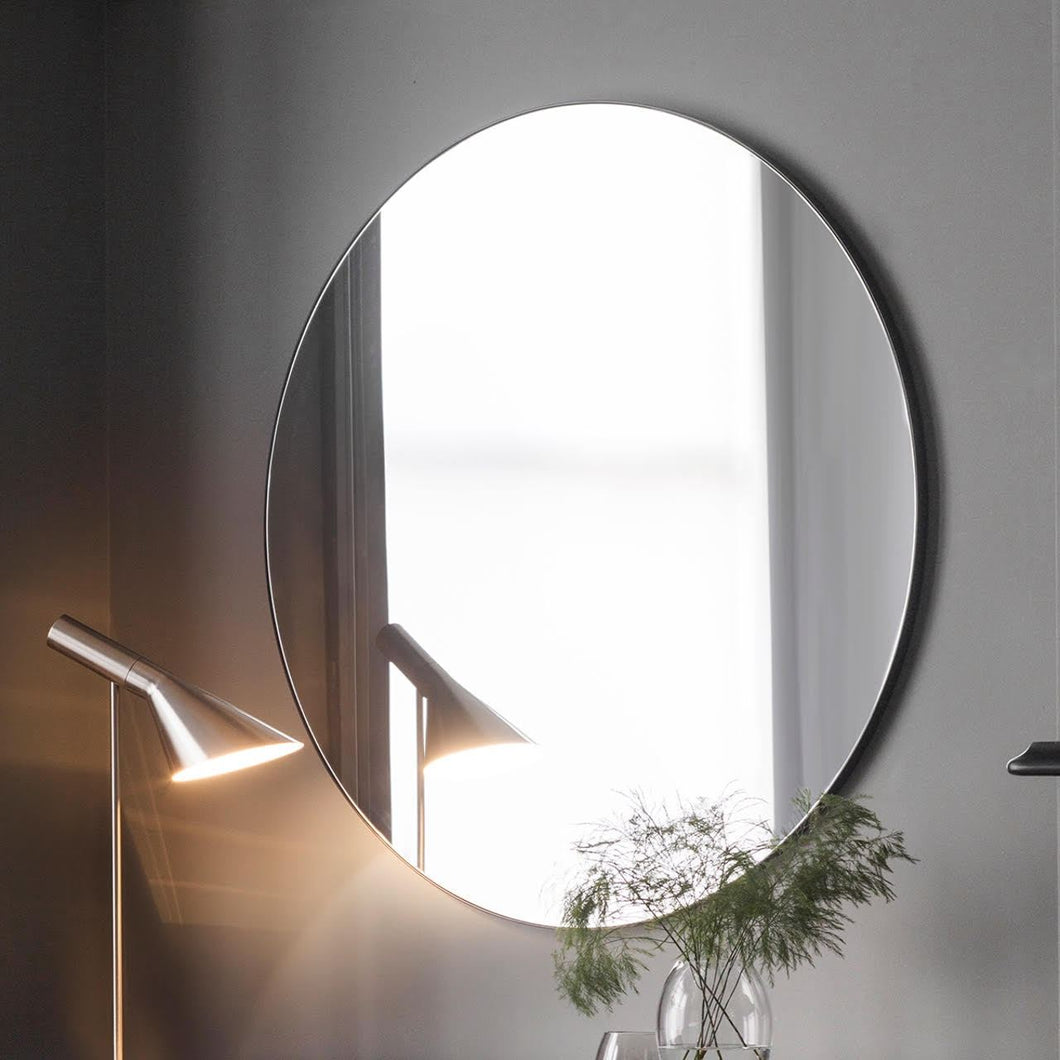 HAYLE ROUND MIRROR  |  BLACK